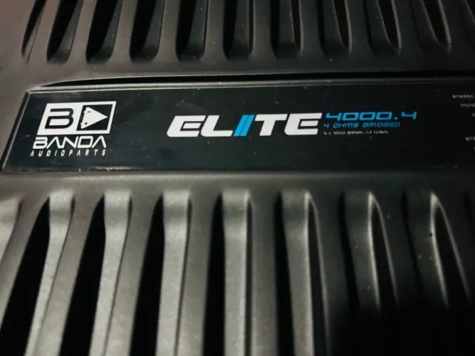 Módulo Amplificador Banda 4000.4 4 Canais 4000w Rms Elite