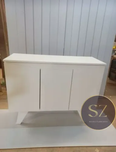 Comoda branca, cantinho do café, aparador, rack
