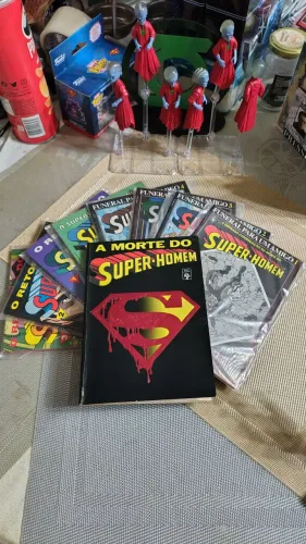 COLEÇÃO COMPLETA A MORTE E RETORNO DO SUPERMAN FORMATINHO EDITORA ABRIL 1993