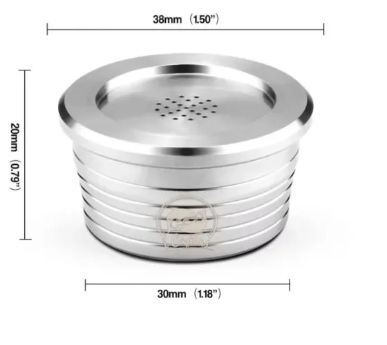 Cápsulas Reutilizável Inox Delta Quick Q