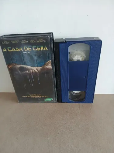 Fita VHS A Casa de Cera - Dublada - Raríssima