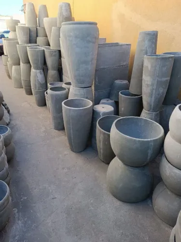Vasos de Concreto para Jardim - Vários Modelos