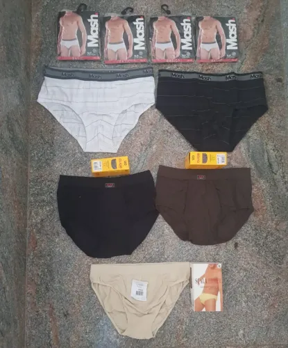 Kit Cuecas Slip G Diversas - 9 Peças Novas - Marcas Originais