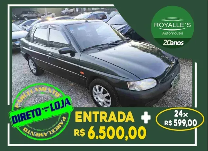 Ford Escort GLX 1.8i r$ 6500, + parcelas direto pela loja sem burocracia 