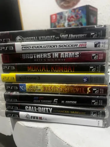 Lote de jogos de PS3