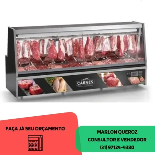 Balcão de Açougue Gelopar 3,00m - 220v Novo