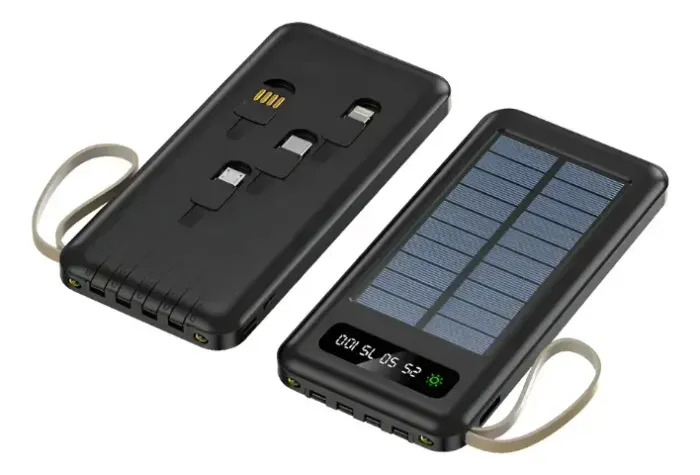 CARREGADOR PORTATIL SOLAR CARREGAMENTO RAPIDO