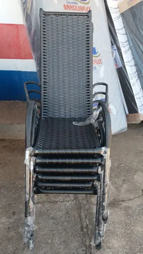 Cadeiras de área/varanda empilháveis descanso - NOVA 