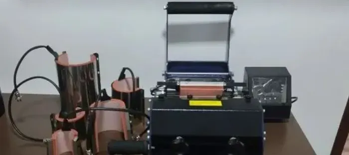 Prensa térmica 6X1 para caneca, impressora e substratos