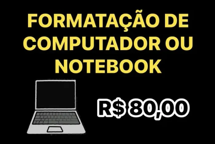 Formatacão de Computadores e notebooks