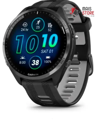 Relógio Garmin Forerunner 965- Black- 010-02809-00(NovoLacrado)