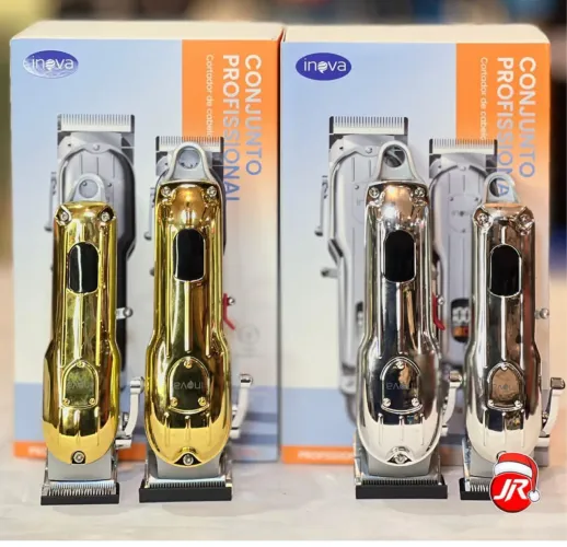 Máquina de cortar cabelo e acabamento as duas 