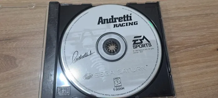 Andretti Racing - Sega Saturn - Original e Assinado