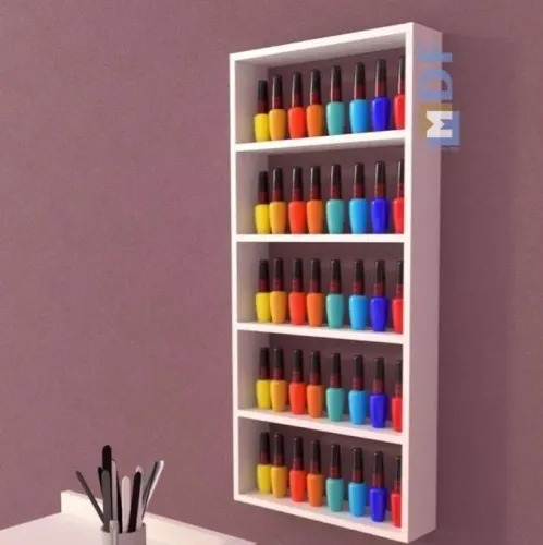 Prateleira Para Esmaltes Design Moderno 