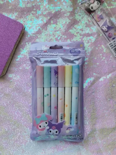 Marca texto Sanrio - 6 cores