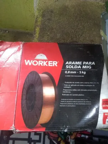 Arame para solda MiG 0.8mm 5k