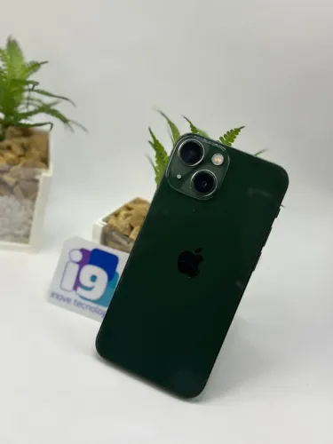 iPhone 13 mini, Verde 81% saúde da bateria 128GB Seminovo, 3 meses de garantia