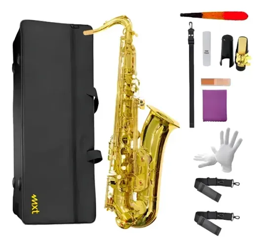 Saxofone Tenor MXT NOVO - 10X no Cartão - Envio p/ todo Brasil