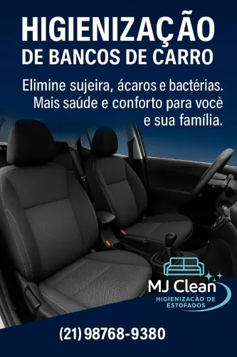 Higienização de bancos automotivo 