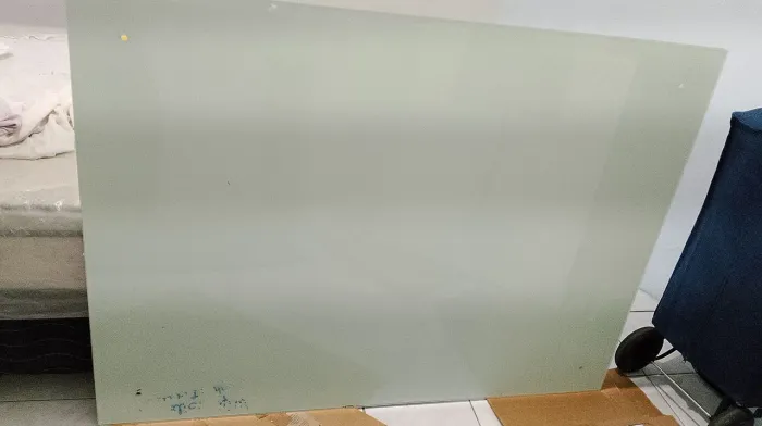 Painel de vidro branco para escritório