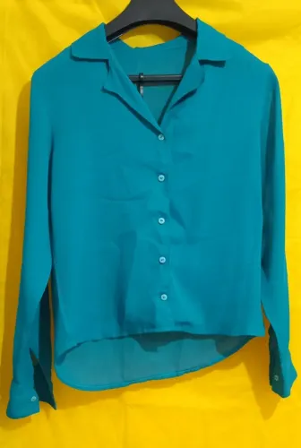 Camisa manga verde M