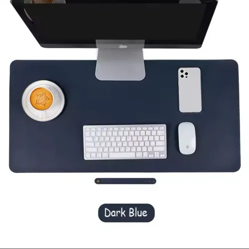 Mousepad de Couro Premium Dark Blue 80x40Cm