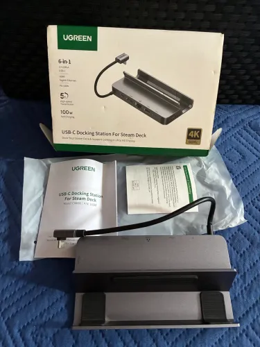 Docking Station UGREEN (alumínio) para Steam Deck / Rog Ally / Legion Go