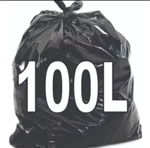 Saco de Lixo 100L com 100 uni