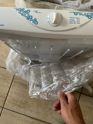 Secadora de roupas de parede com saco