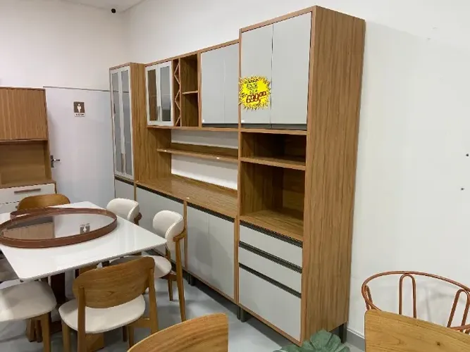 Cozinha Modulável de Mostruário - 8 Módulos 100% MDF por Preço Imperdível!