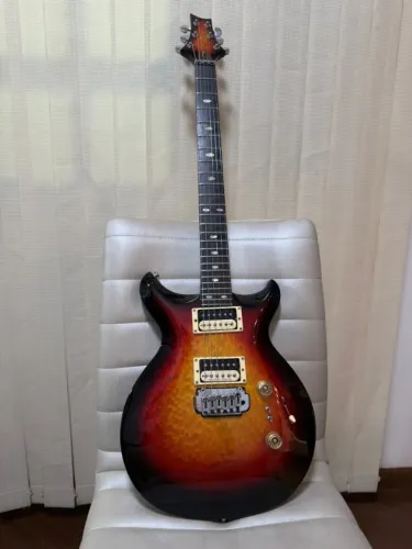 Guitarra Luthier Beta Prs - Seymour Duncam + Roller Nut +Traste Inox+T. Gotoh Trava - Top!