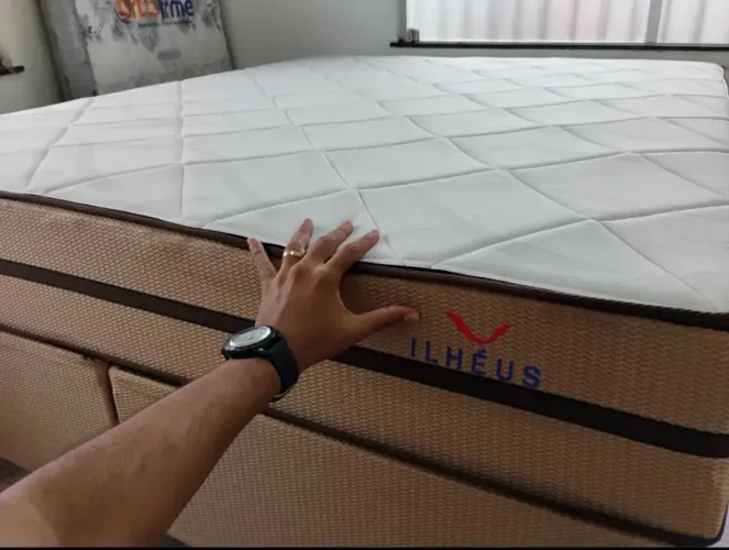 CAMA BOX QUEEN, MOLAS ENSACADAS 