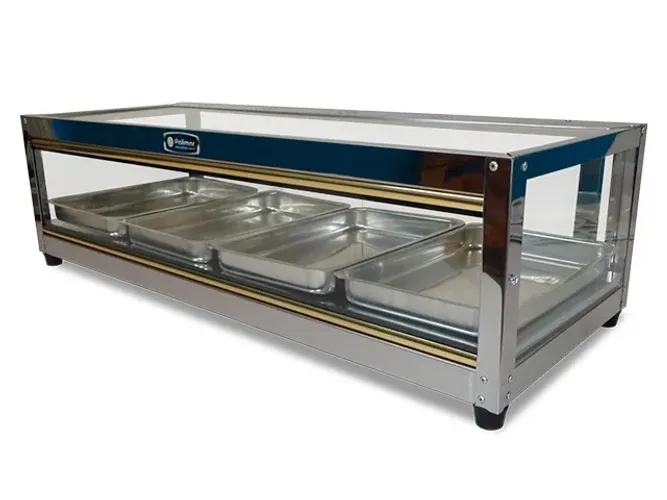 Estufa Reta 04 Bandeja Para Salgados PoliMac 1 Andar 110v - NOVO