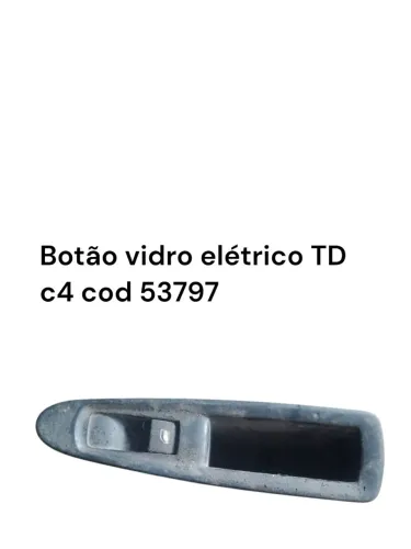 Botão Vidro Elétrico TD C4 - Peça Automotiva