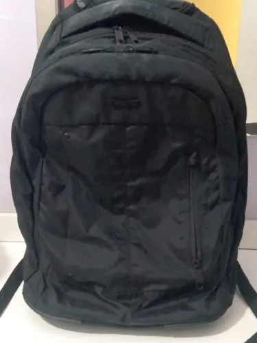 Mochila Sestini carrinho e costas com 2 rodas e compartimento para notebook