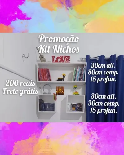 Kit de Nichos Decorativos para Sala - Promoção!