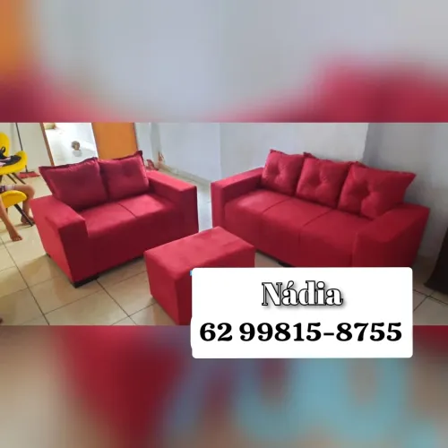 Sofá vermelho jogo