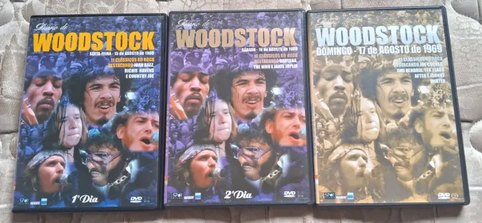DVD Woodstock - 3 Discos - Edição Completa