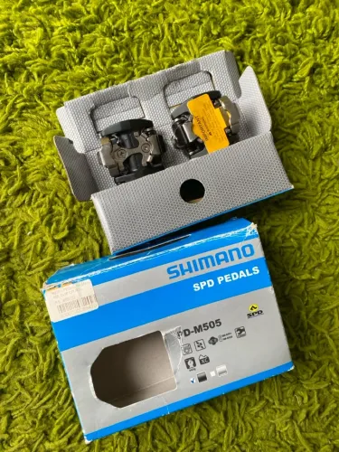 Shimano PD-M505 SPD Pedais de Ciclismo