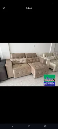 Sofá retrátil com 2 metros 