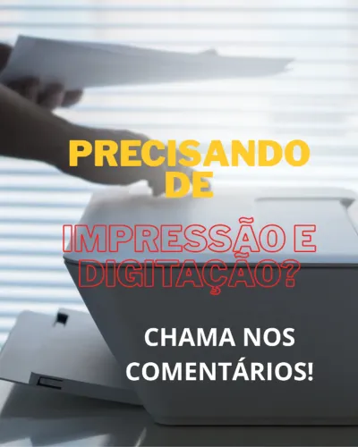 Impressão de documentos Folha A4
