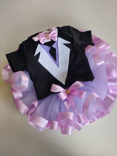 Conjunto Tutu e Body para Bebê - Luxo e Estilo