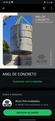 Anel de Concreto para Construção