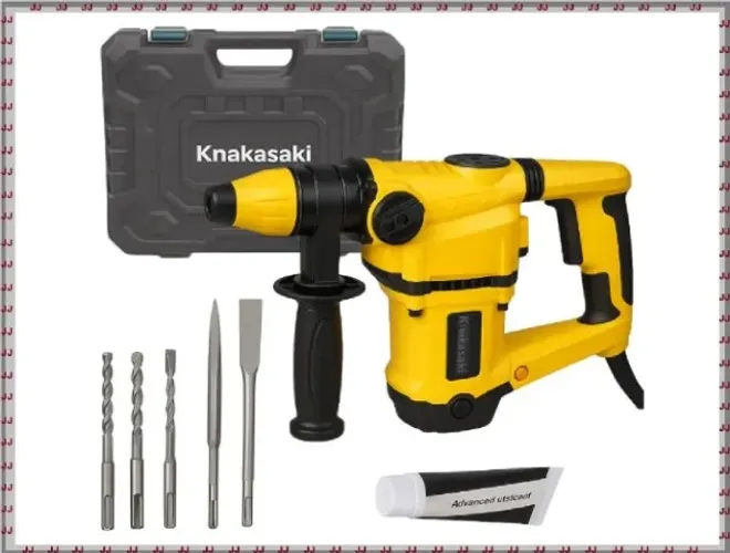 Martelete Rotativo Rompedor Sds Plus 1600w  Nkasaki Nk205az 5 Joules