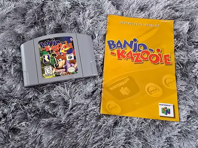 Banjo Kazooie Nintendo 64 com manual