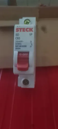 Disjuntor unipolar 63A Steck (36pc)