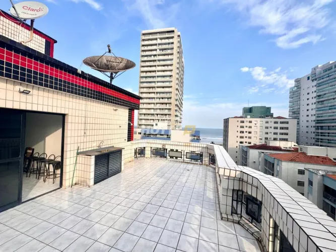 OPORTUNIDADE EXCLUSIVA: COBERTURA DUPLEX MOBILIADA NA AVIAÇÃO | PRAIA GRANDE