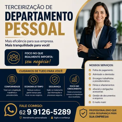Terceirização de Departamento Pessoal