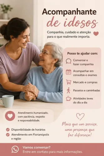 Acompanhante de idosos Florianópolis e região 