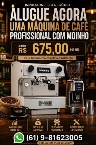 Máquina de café profissional + Moinho ! 